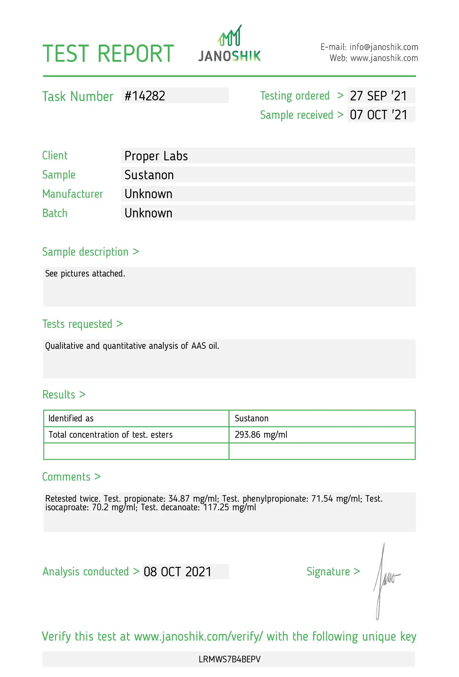 Sustanon 250 – Proper Labs - Image 2