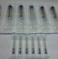 10x Small syringe + needle for peptides / hcg / hgh